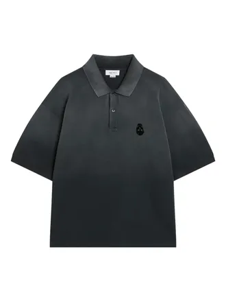 Tシャツ・カットソー ALEXANDER MCQUEEN Embroidered Cotton Oversize Polo Shirt Alexander McQueen Cotton polo with embroidered logo | Men's
