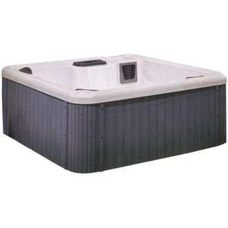 Hesperide Spa a 5 posti in acrilico bianco e tortora - Hesp&eacute;ride