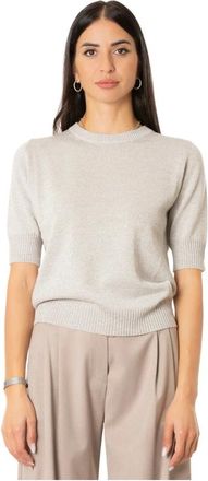 D.exterior Maglia in Lurex - - Knitwear - Donna - Grigio - M