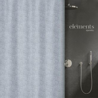 Spirella Spirella - Cortina De Ducha Poli&eacute;ster Ilo 120x200cm Blue Denim Elements De