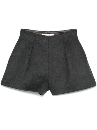 R&oacute;he skulpturale Wolle Mini -Shorts