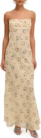 For Love & Lemons Midsummer Floral Sundress in Yellow at Nordstrom Rack, Size X-Large