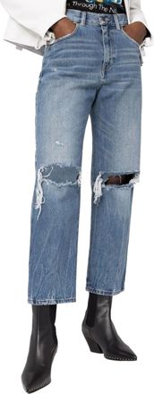 Diesel D-AIR Womens Boyfriend Jeans - Blue - Size 30W/32L
