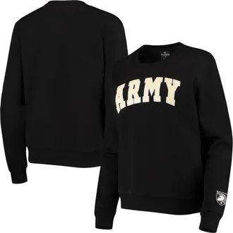 Colosseum Womens Colosseum Black Army Black Knights Campanile Pullover Sweatshirt at Nordstrom, Size Xx-Large
