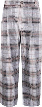 Pierre-Louis Mascia Pantaloni a quadri - Grigio