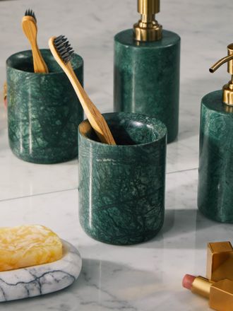 Stoned Marble Toothbrush Holder