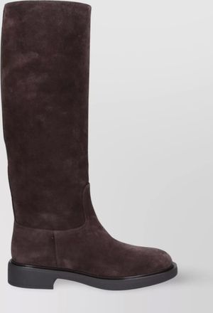 Gianvito Rossi suede leather ankle boots