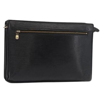Louis Vuitton Pre-owned Clutches, female, Black, Size: ONE SIZE Pre-owned Epi Leather Clutch