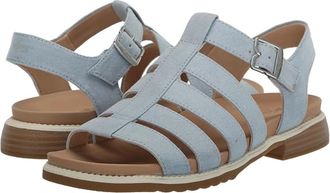 Dr. Scholls a OK I4092F1401 Sandals Womens Summer Blue Fisherman HTAT1176