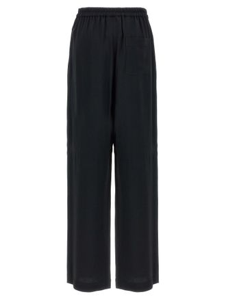 Moschino Womens Black Acetate Casual Pants