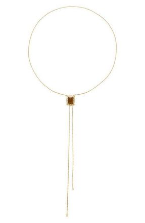 Petit Moments Viva Bolo Necklace in Gold/Brown at Nordstrom
