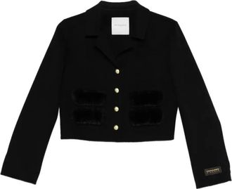 Ermanno Scervino Jassen, Dames, Zwart, S, Giaccia