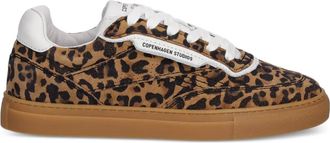 Copenhagen Sneakers con stampa leopardata - Marrone