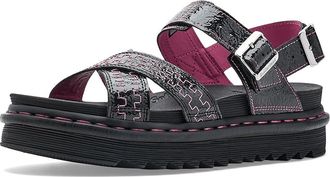 Dr. Martens Voss II Womens Shoes Black Distressed : UK 9 (US Womens 11) M, Leather