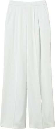 Twinset Ice-Colored Oversized Trousers
