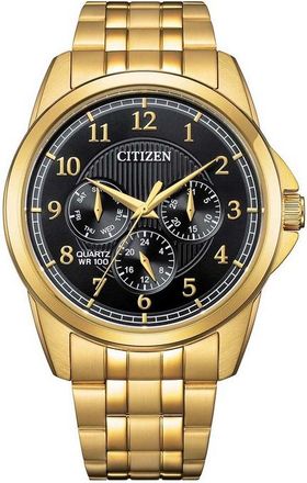 Citizen Chronograph Quartz Black Dial Mens Watch AG8349-53E
