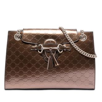 Gucci Pre-owned Gucci Large Guccissima Emily Shoulder Bag Ladies 7AH5A4RWLS2HMK1O