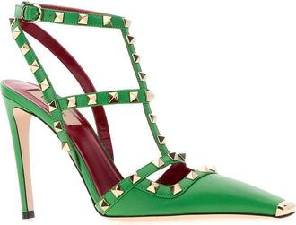 Valentino Garavani Strap Heels - Green