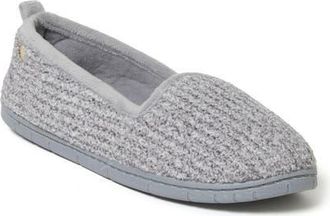 Dearfoams Rachel Marled Chenille Closed Back Slipper in Pale Mauve at Nordstrom, Size X-Large