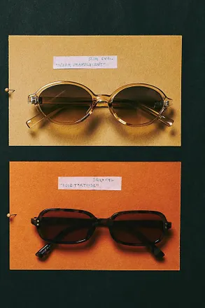 I-SEA Skinny Rectangle Tortoiseshell Sunglasses