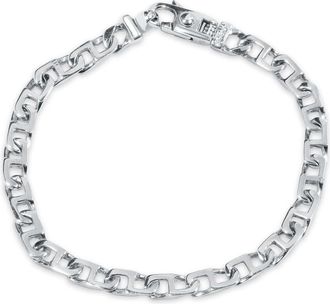 Pompeii3 Mens Marine Link 14k Gold (16gram) or Platinum (26gram) 6mm Bracelet 8.5