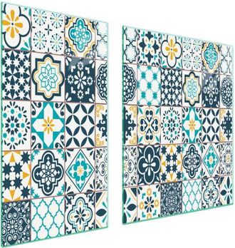 OEM Placa Protectora De Vidrio Para Estufa 90x52 Mosaico