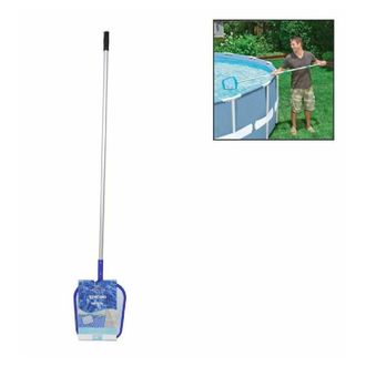 Trade Shop Trade Shop - Raccogli Foglie Con Bastone Asta Per Pulizia Fondo Fondale Acqua Piscina 206554