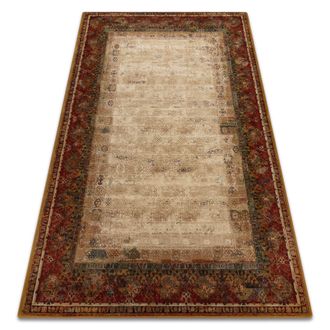 RugsX Alfombra De Lana Polonia Pamuk 2 Rojo Red 100x150 Cm