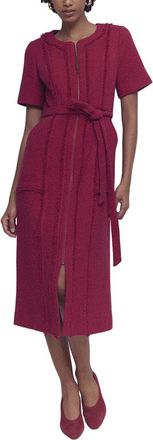 Boden Ruth Zip Texture Dress