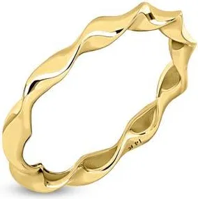 Bony Levy 14K Gold Twisted Stackable Ring in 14K Yellow Gold at Nordstrom, Size 6