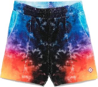 Casablanca Shorts con monogramma - Blu