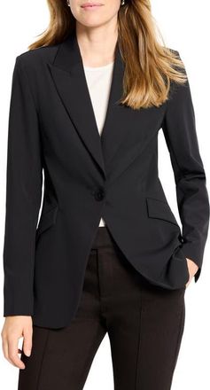 Nic+Zoe Contour Blazer in Black Onyx at Nordstrom, Size 18