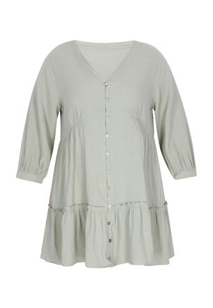 Usha Grote maten jurk vrouwen Groen