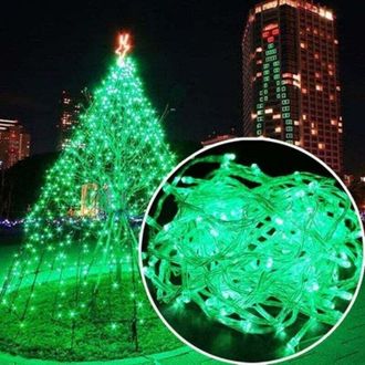 OEM Guirnalda De Luces Led De 50 M Y 1000 Luces Para Carnaval, Bodas, Exteriores, Jardines E Iluminaci&oacute;n Interior (verde) -crezuo