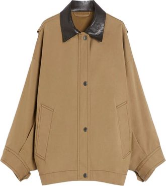Max Mara Light Jackets, female, Beige, M, Dorema Jacket