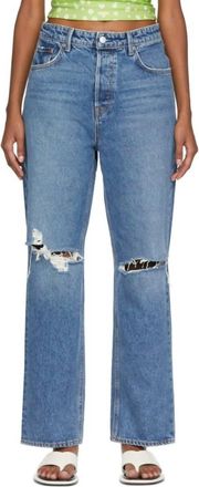 GRLFRND Amanda Mid Rise Jean In Blue
