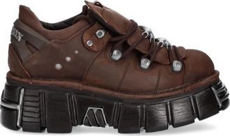 New Rock Schoenen met plateauzool - Bruin