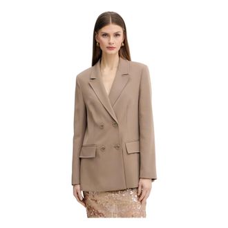 Guess Mujer, Chaquetas, Marr&oacute;n, Talla: L