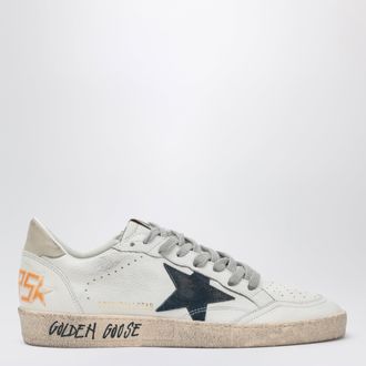 Golden Goose Ball Star Sneakers in white/blue/ice