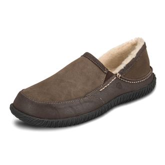 Acorn Mens Rambler Moc Slipper, Chocolate, 12 UK