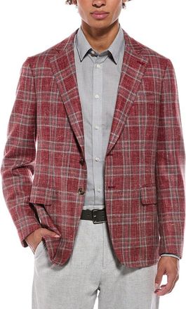 Isaia Capri Wool, Silk & Linen-Blend Sport Jacket
