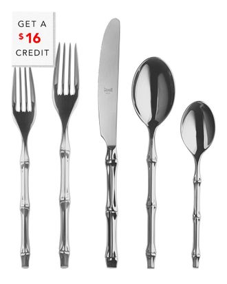 Mepra 5Pc Bali Flatware Set With $16 Credit