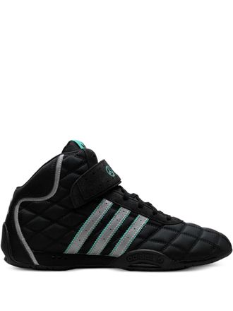 adidas Adiracer High quilted three stripes sneakers - men - Nylon/Calf Suede/Fabric/Rubber - 8.5 - Black