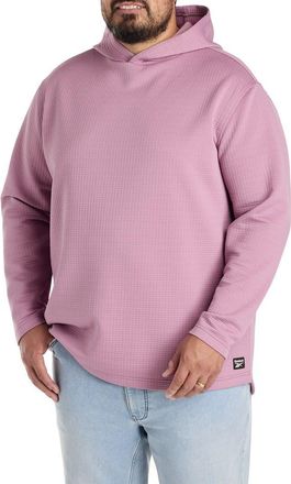 Reebok Big & Tall Textured Tech Hoodie in Berry Chill at Nordstrom, Size 2X Big