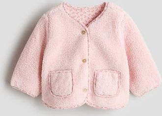 H&M Teddy Jacket in Light Pink at Nordstrom, Size 12M