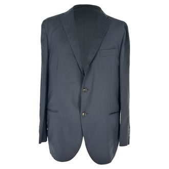 Boglioli Single-Breasted Blazer in Grey Wool