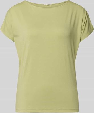 s.Oliver Red Label Relaxed Fit T-Shirt aus Viskose-Mix in Hellgruen, Gr&ouml;&szlig;e 34