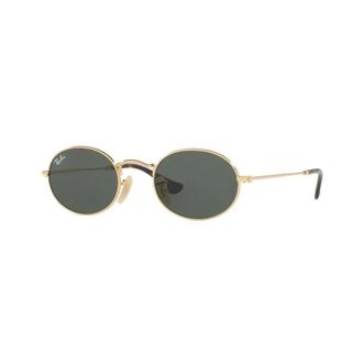 Ray-Ban Authentieke Ovale Zonnebril- Premium Kwaliteit - unisex - Zonnebrillen - Geel - 51 MM - Accessoires