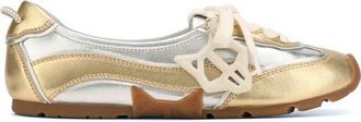 Naked Wolfe Absolute Flat in Silver/gold at Nordstrom, Size 37.5