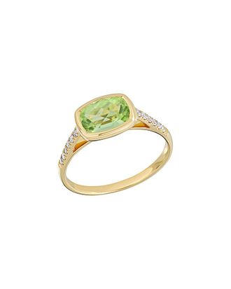 Bony Levy 18K 1.71 ct. tw. Diamond & Peridot Ring